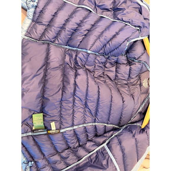 L.L.Bean Womens Medium 650 DownTek Puffer Jacket Teal Lightweight Winter Coat - Picture 6 of 6